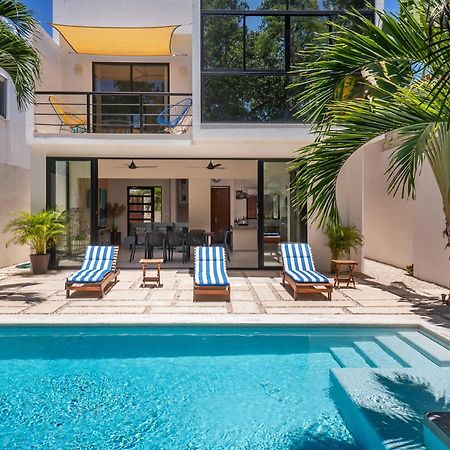 Wonderful Tropical Home 3Br, Garden, Private Pool. ตูลุม ภายนอก รูปภาพ