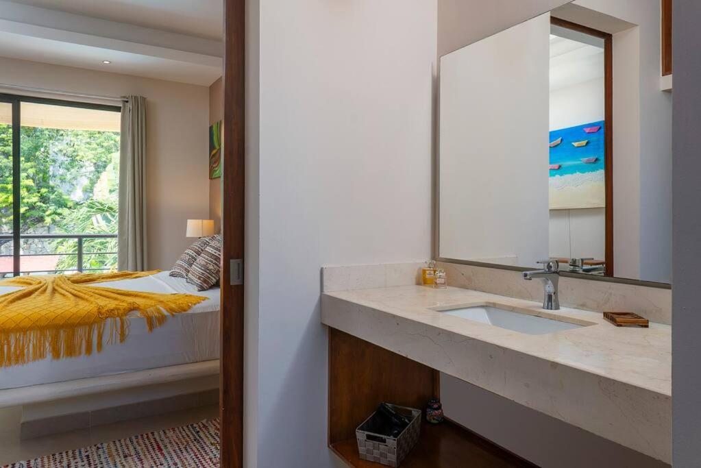 Wonderful Tropical Home 3Br, Garden, Private Pool. ตูลุม ภายนอก รูปภาพ