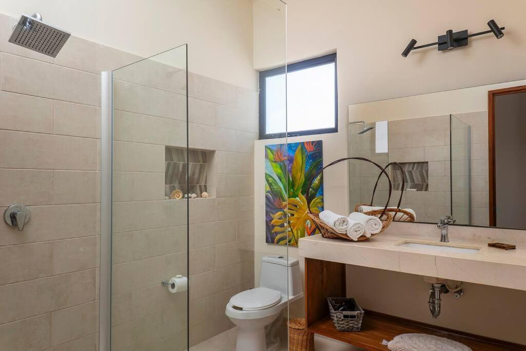 Wonderful Tropical Home 3Br, Garden, Private Pool. ตูลุม ภายนอก รูปภาพ