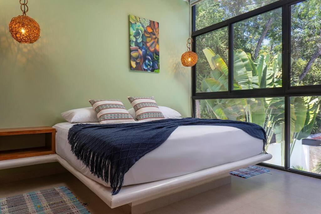 Wonderful Tropical Home 3Br, Garden, Private Pool. ตูลุม ภายนอก รูปภาพ