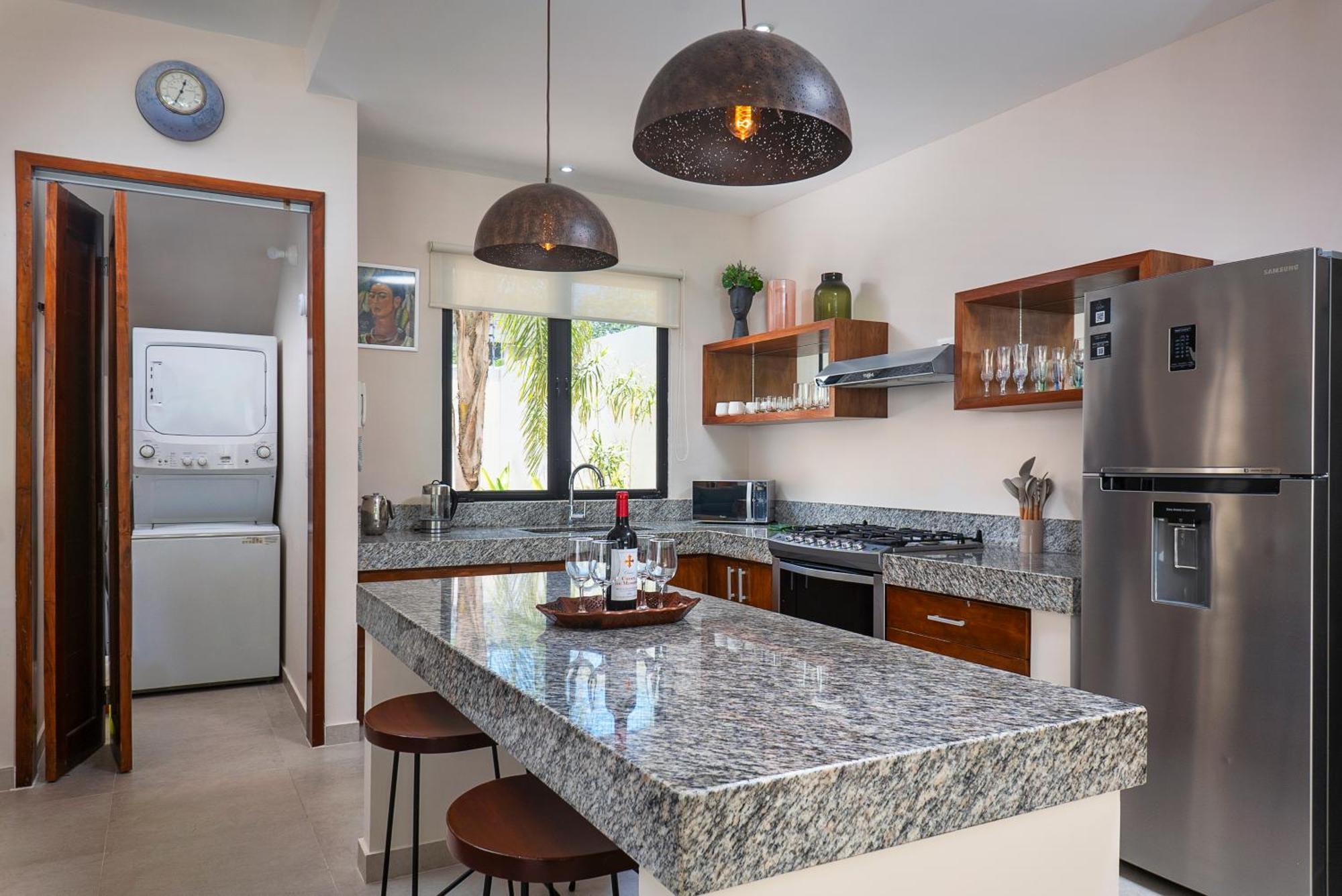 Wonderful Tropical Home 3Br, Garden, Private Pool. ตูลุม ภายนอก รูปภาพ